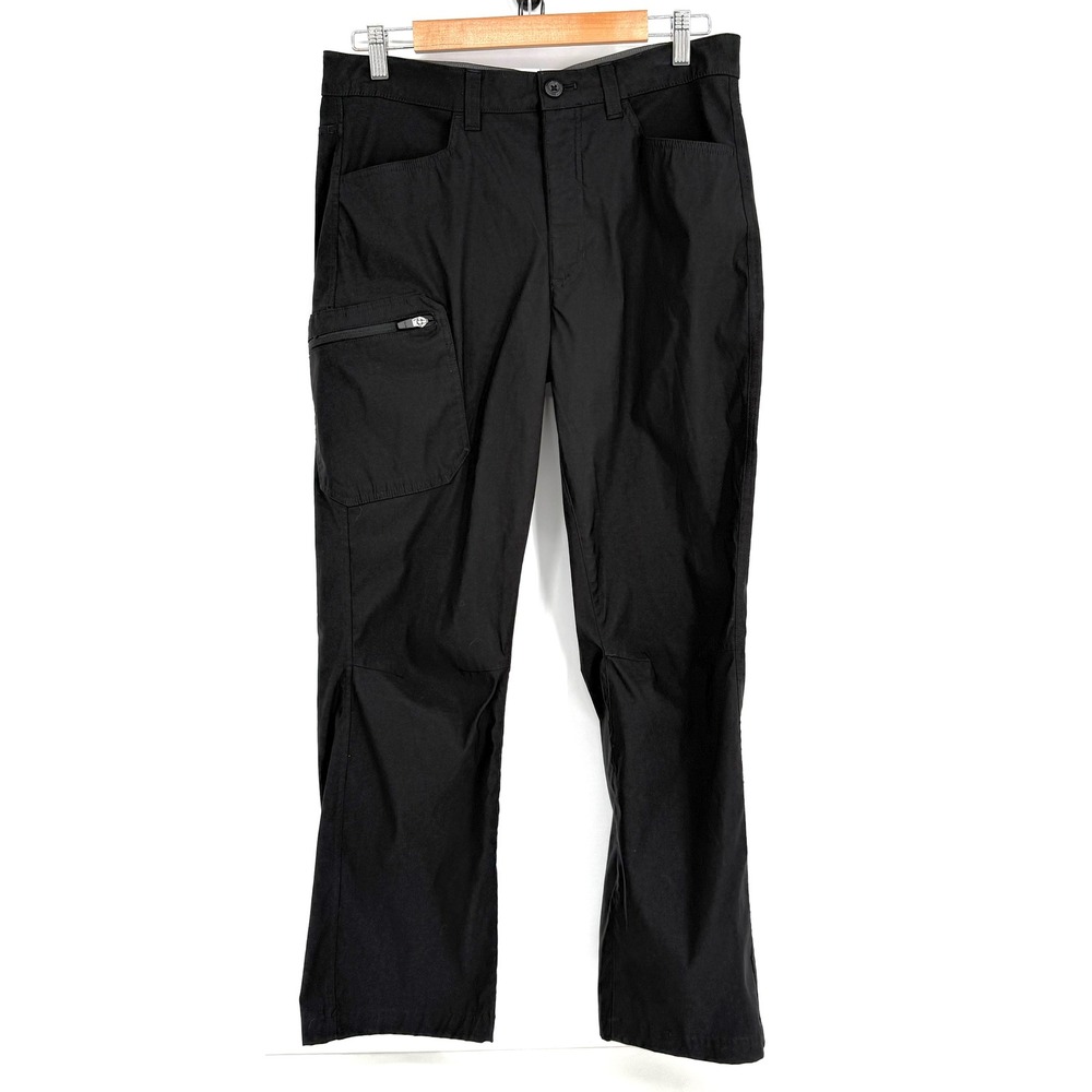 Eddie Bauer First‎ Ascent Guide Mens Sz 32x30 Black Hiking Pants Water Repellent